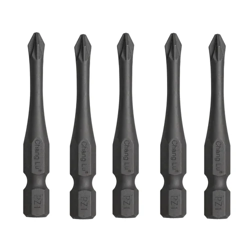 CHANGLU TOOLS POZIDRIV smūginis antgalis 1/4" (6.3mm) PZ #1 x 50mm, 5 vnt. image 1