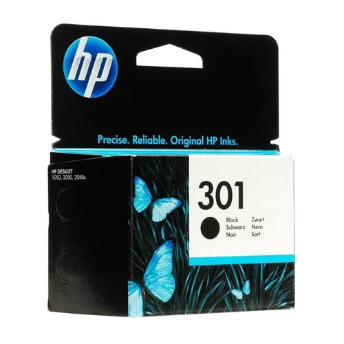 HP 301 juoda rašalinė kasetė image 1