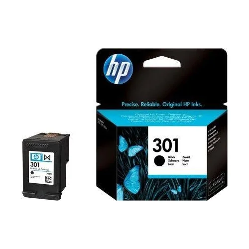 HP 301 juoda rašalinė kasetė image 2