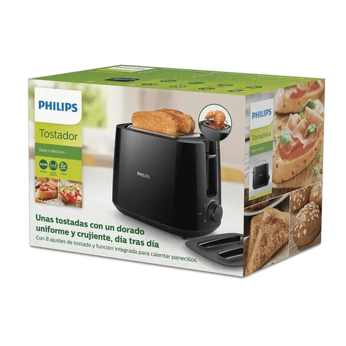 Philips Daily Collection HD2582/90 skrudintuvas, 2 riekėms, 830 W image 3