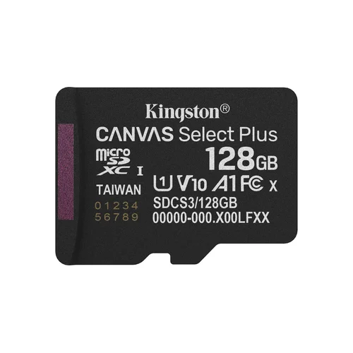 Kingston Canvas Select Plus Gen3 microSDXC 128 GB 150 MB/s image 1