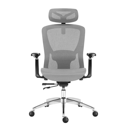 Expert 5.3 pilkas tinklinis sukamas krėslas image 1
