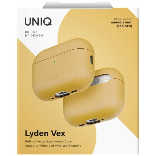 Uniq Lyden Vex dėklas AirPods Pro 3, geltonas image 2