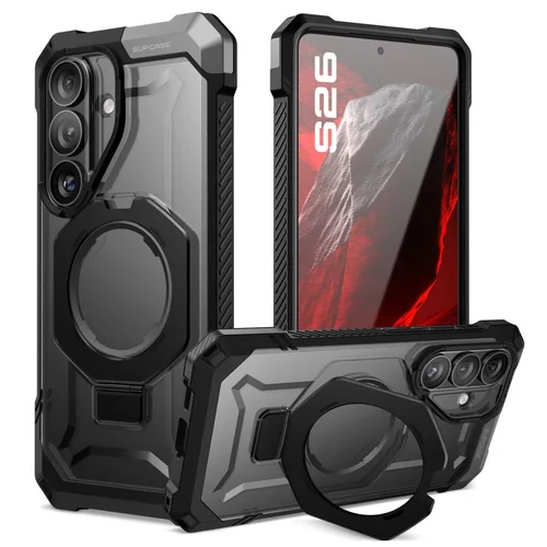 Supcase UB Grip Mag MagSafe dėklas Samsung Galaxy S26, juodas image 1