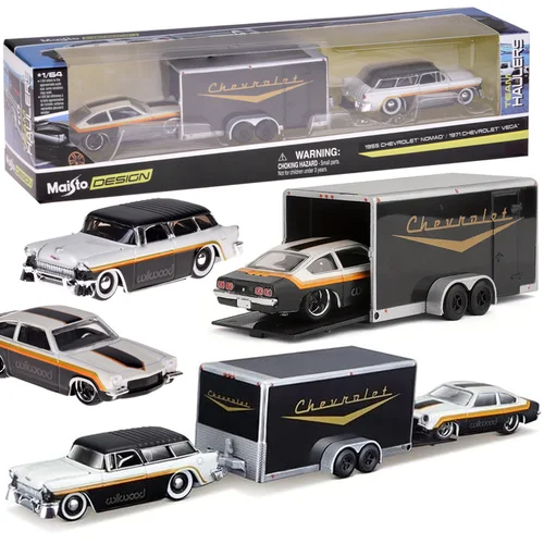 Chevrolet Nomad 1955 ir Vega 1971 rinkinys 1:64 ZA5863 image 1