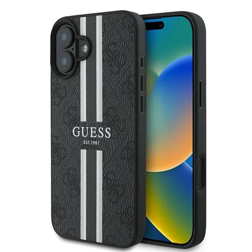 Guess 4G MagSafe dėklas iPhone 16 Plus, juodas image 1