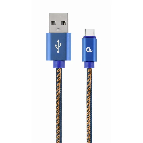 Cablexpert CC-USB2J-AMCM-1M-BL USB kabelis 1 m mėlynas image 1
