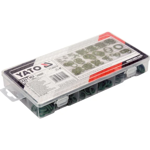 YATO YT-068791 HNBR sandarinimo žiedų rinkinys, 225 vnt. image 2