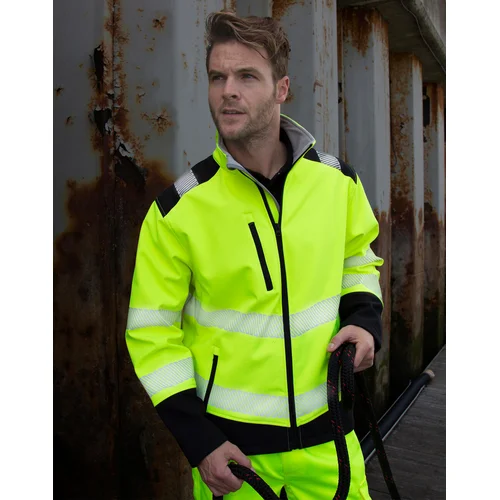 Gero matomumo Softshell Result R476X Darbo Striukė 3XL Fluorescent Yellow/Black image 2