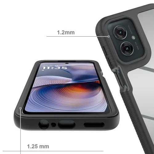 Tech-Protect Defense dėklas Motorola Moto G55 5G, juodas image 3