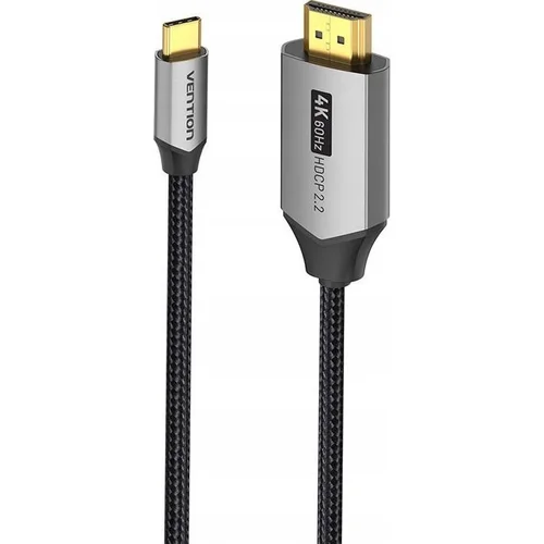 Vention CRBBH USB-C į HDMI 2 m 4K 60 Hz kabelis image 2