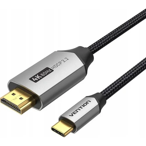 Vention CRBBH USB-C į HDMI 2 m 4K 60 Hz kabelis image 3