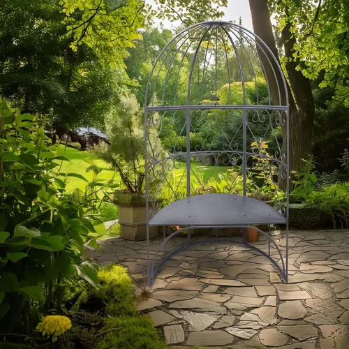 Romantiška pergola su suoliuku, 124 × 62 × 185 cm image 2