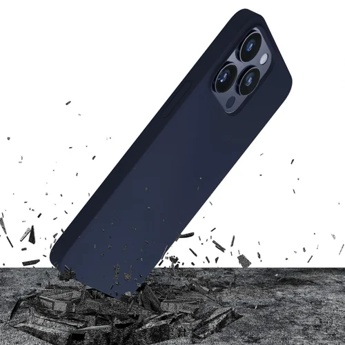 3mk silikoninis dėklas iPhone 16 Pro, tamsiai mėlynas image 1