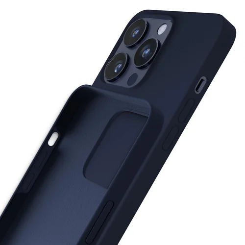 3mk silikoninis dėklas iPhone 16 Pro, tamsiai mėlynas image 3