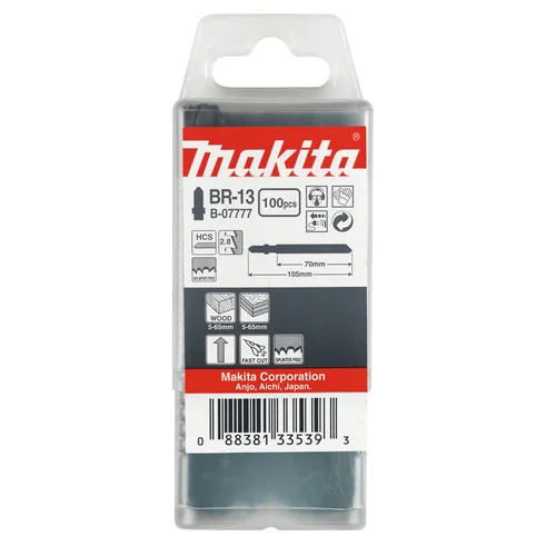 Makita Siaurapjūklio pjūkleliai B-07777 BR-13, 64 mm, 100 vnt. image 2