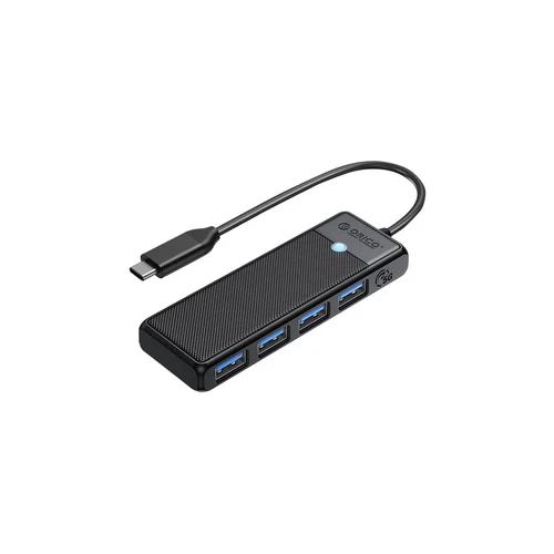 Orico PAPW4A-C3-015-BK-EP USB-C šakotuvas, 4× USB-A 3.0 image 1