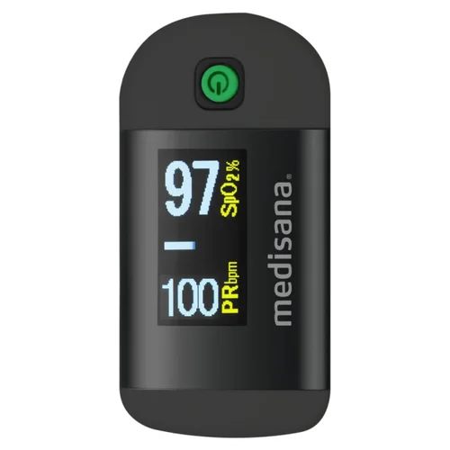 Medisana PM 100 pulso matuoklis-oksimetras, juodas image 1