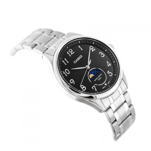 Casio MTP-M110D-1A vyriškas laikrodis, sidabrinis image 3