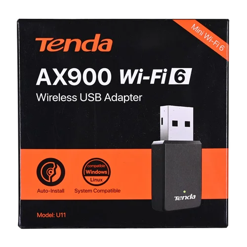 Tenda U11 USB tinklo adapteris Wi-Fi 6 600 Mbit/s image 2
