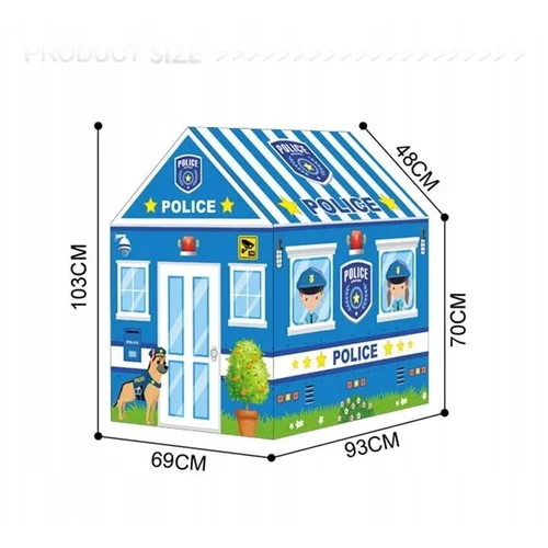 Vaikų žaidimų namelis-palapinė POLICE image 3