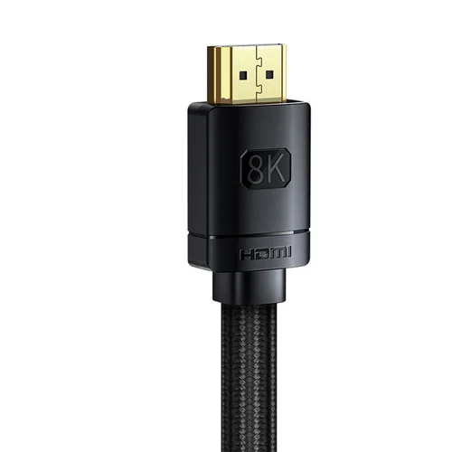 Baseus Aukštosios Raiškos serijos HDMI 2.1 kabelis 1 m, juodas, 8K image 3