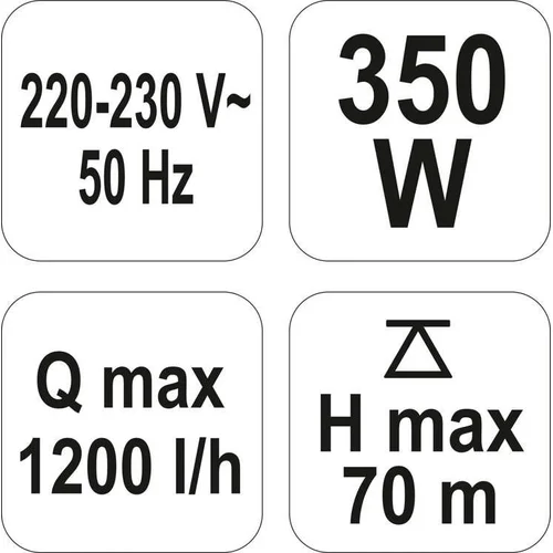 Flo membraninis siurblys 350 W švariam vandeniui image 3
