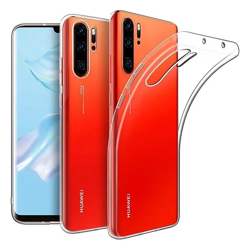 HUAWEI P30 Lite 0,3 mm skaidrus silikoninis dėklas image 1
