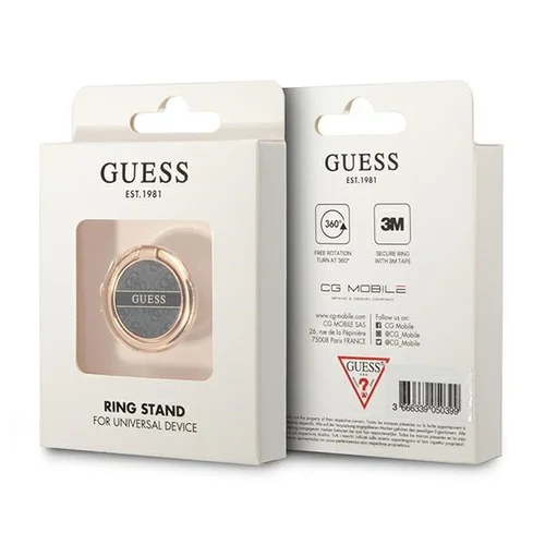 Guess GURSHG4SK juodas žiedinis laikiklis 4G image 2