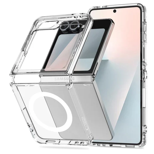 Tech-Protect FlexAir MagSafe dėklas Galaxy Z Flip 6 / 7 FE, skaidrus image 1