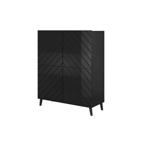 Lentyna ABETO 100,5 × 40 × 121,5 cm, juoda image 1