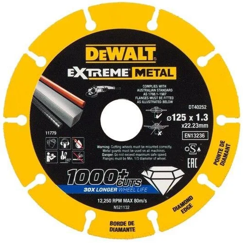 DeWalt DT40252-QZ deimantinis diskas 125 mm image 1