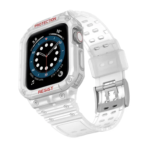 Apple Watch apsauginis dirželis 42/44/45 mm, skaidrus image 2