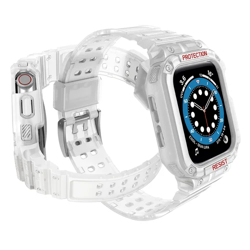 Apple Watch apsauginis dirželis 42/44/45 mm, skaidrus image 3