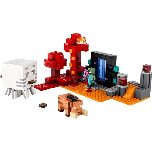 Konstruktorius LEGO Minecraft 21255 The Nether Portal Ambush, 352 dalių image 3