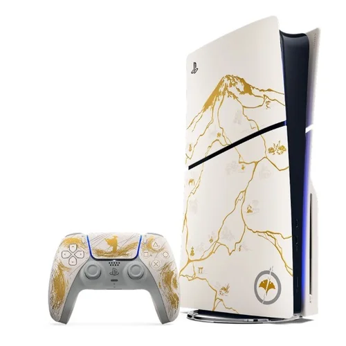 Sony PlayStation 5 Slim Ghost of Yotei Gold Limited Edition 1 TB image 1