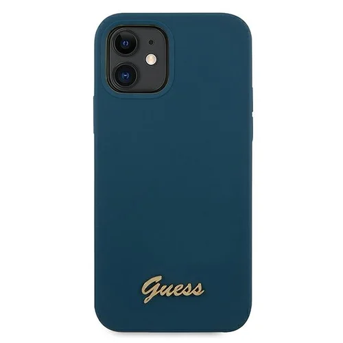 Guess GUHCP12SLSLMGBL iPhone 12 mini 5,4 col. mėlynas dėklas image 3