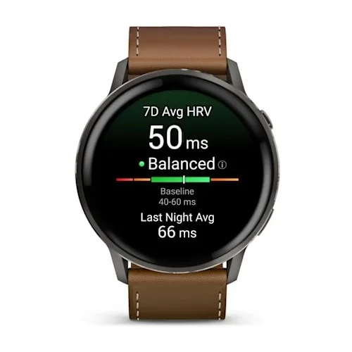 Garmin Venu 4 45 mm AMOLED juodas image 2