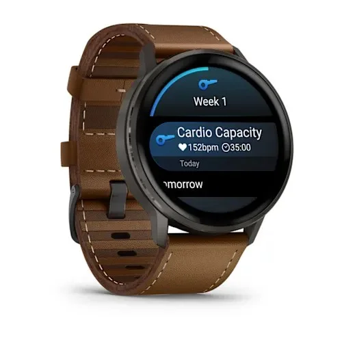 Garmin Venu 4 45 mm AMOLED juodas image 3