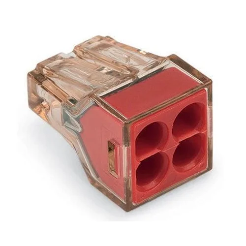 Wago 773-604/5 laidų jungė 4 x 1,5–4 mm², 5 Vnt image 1