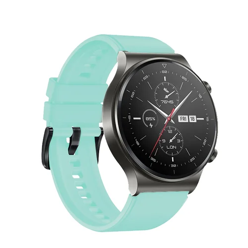 Huawei Watch silikoninė apyrankė 46 mm, šviesiai žalia image 1