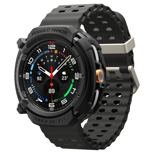 Spigen Rugged Armor dėklas Galaxy Watch 8 Classic 46 mm, juodas image 2