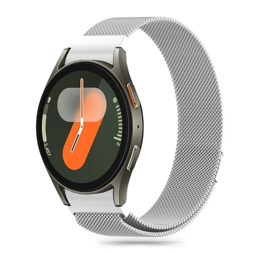 Tech-Protect MilaneseBand dirželis Samsung Galaxy Watch 4/5/5 Pro/6/7/FE, sidabrinis image 1