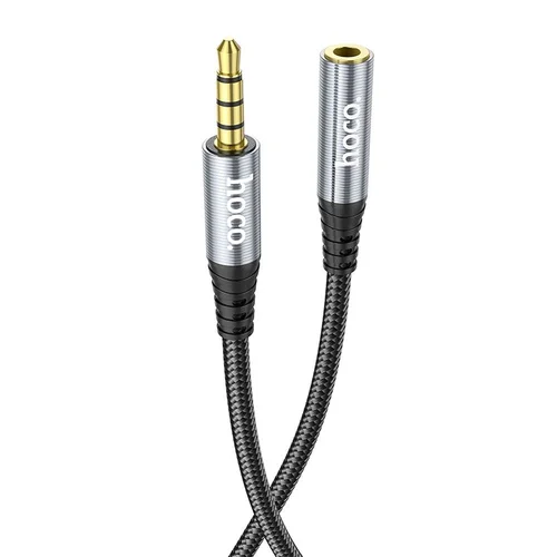 Hoco UPA20 AUX kabelis 3,5 mm, 2 m, juodas image 3