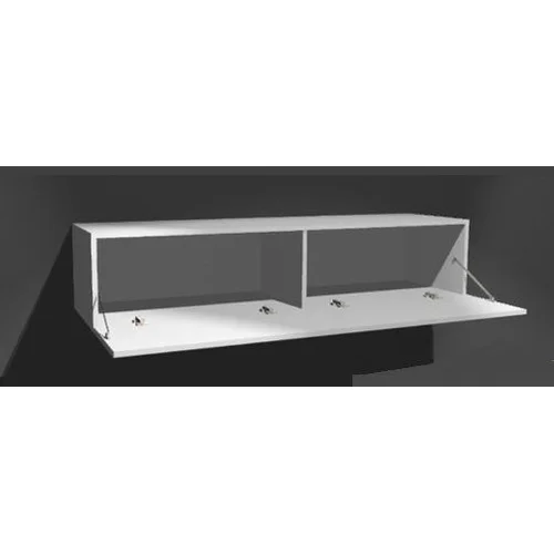 TV stovas VIGO 180, 180 × 40 × 30 cm, baltas/pilkas image 2