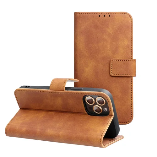 TENDER knygų dėklas Xiaomi Redmi 15 4G / 5G (171.1), rudas image 1
