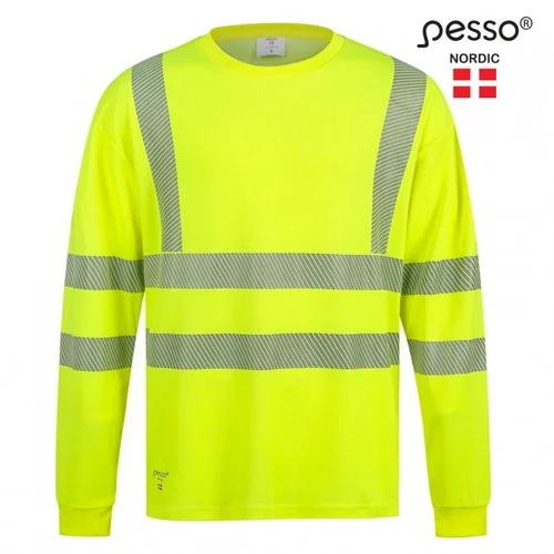 PESSO HI-VIS HVMIL ilgomis rankovėmis Geltoni M image 2