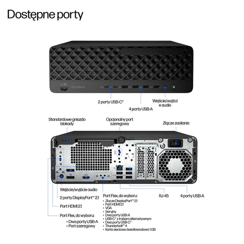 HP EliteDesk 8 SFF G1i Ultra 7 265 16 GB 1 TB SSD image 3