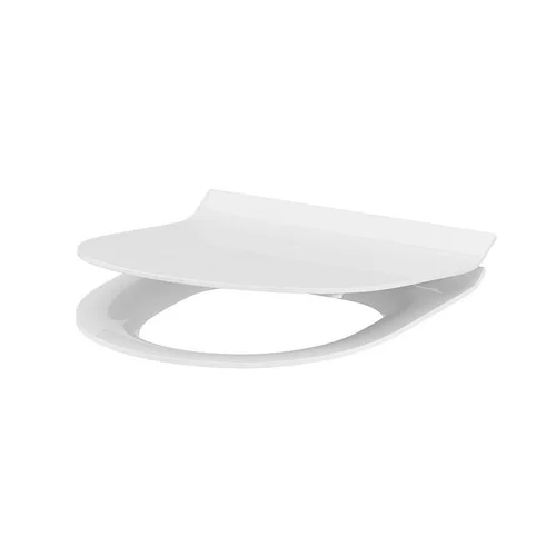 Klozeto dangtis CERSANIT Crea Oval Slim, balta spalva image 1