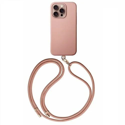 Uniq Coehl Creme dėklas iPhone 16 Pro, rožinis image 1